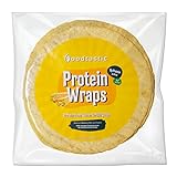 Foodtastic Protein Wraps 240g, High Protein Tortilla, 22% Protein und nur 11% Carbs, eiweißreicher und kohlenhydratarmer Weizentortilla